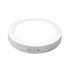 PLAFON LED 24W SUPERFICIE REDONDO BLANCO