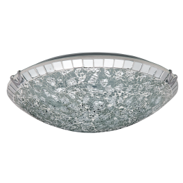 Plafón mosaico plata 30cm