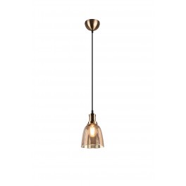 Colgante cristal 14cm ámbar Colgante cristal 14cm ámbar