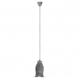 Lámpara de techo vintage gris Talbot