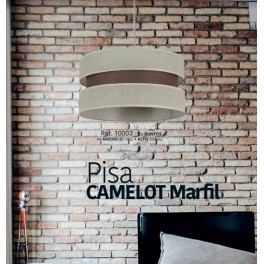 Pantalla de techo Pisa Camelot marfil