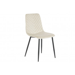 Silla terciopelo beige