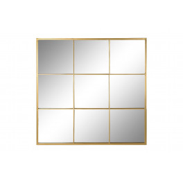 Espejo ventana oro 90x90