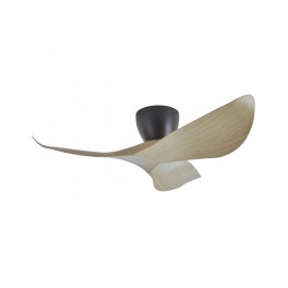 Ventilador Venice negro/madera
