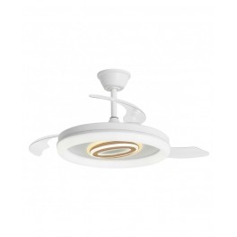 Ventilador Bribon blanco / madera