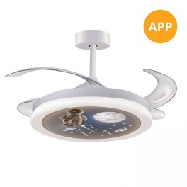 Ventilador infantil astronauta